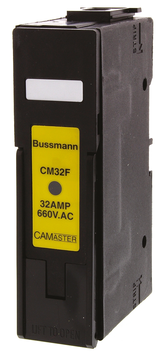 Eaton 32A Rail Mount Fuse Holder for A2 Fuse, 1P, 660V ac