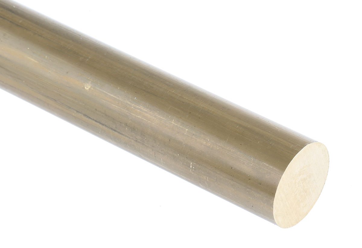 RS PRO Brass Rod 21mm Diameter, 500mm L