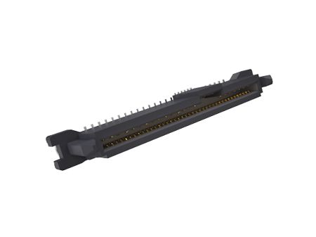 Amphenol Communications Solutions Vertical Receptacle Edge Connector, 68-Contacts, 0.8 mm, 1.27 mm Pitch, 2-Row