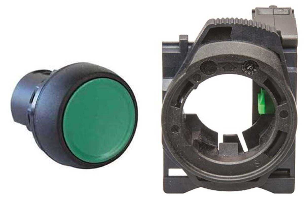 Allen Bradley 800F Series Push Button, Panel Mount, 22mm Cutout, SPST, IP66, IP69K