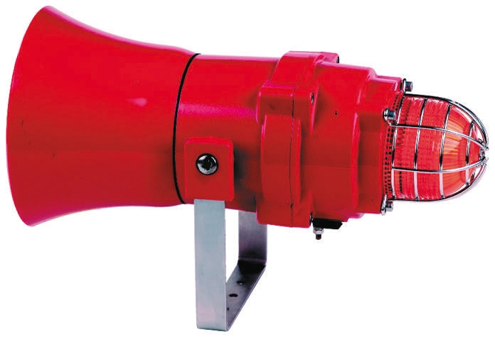 e2s BExCS110-05 Series Red Sounder Beacon, 115 V ac, IP66, IP67, Wall Mount, 117dB at 1 Metre