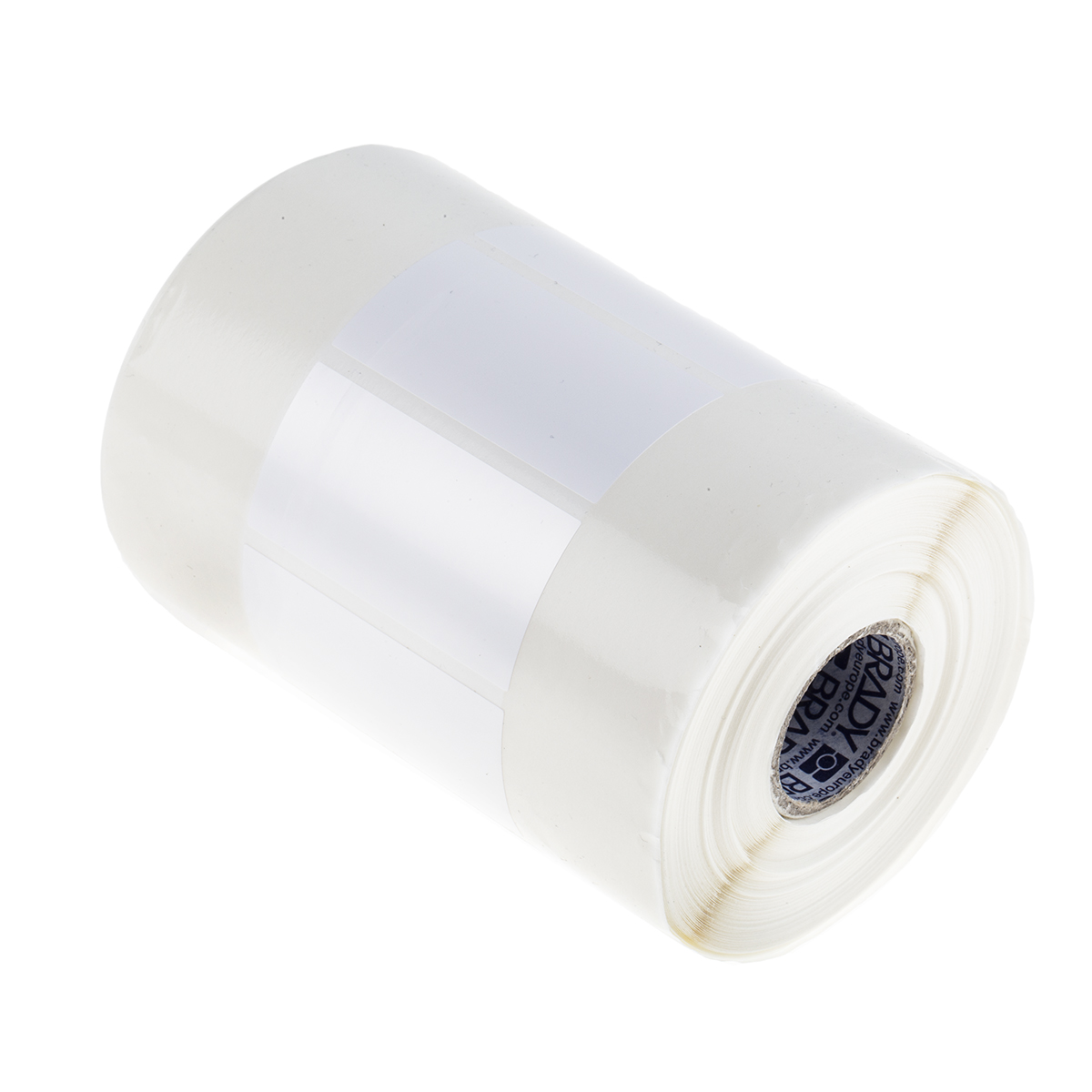 Brady B-8423 White Label Roll, 50.80mm Width, 25.4mm Height, 1000Per Roll Qty