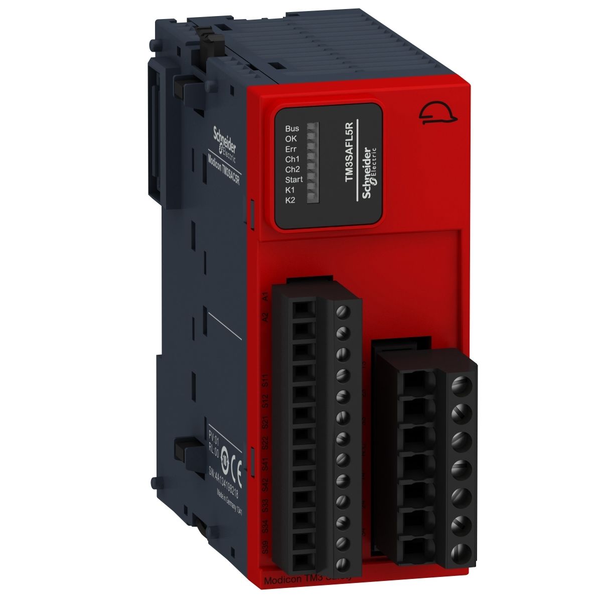 Schneider Electric Modicon TM Series Safety Module for Use with TM2xx PLC, Voltage, Relay