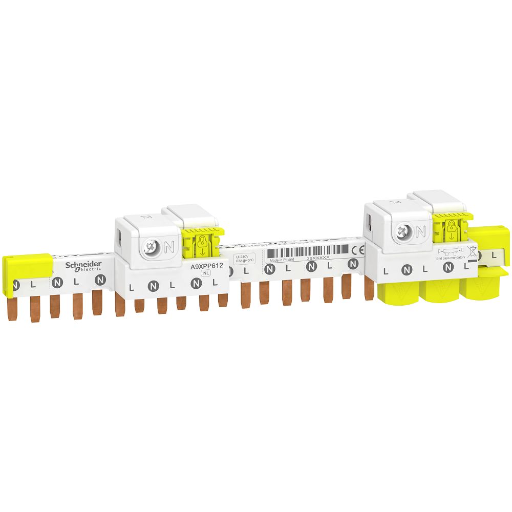 Schneider Electric Acti9 1 Phase Busbar, 230V, 9mm Pitch