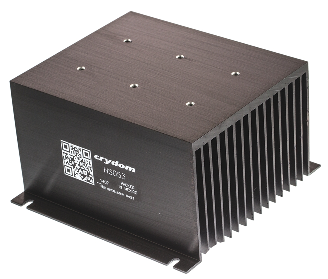 Sensata Crydom HS Series Panel Mount Relay Heatsink for Use with 1 x 3 phase SSR, 1, 2 or 3 single or dual SSR