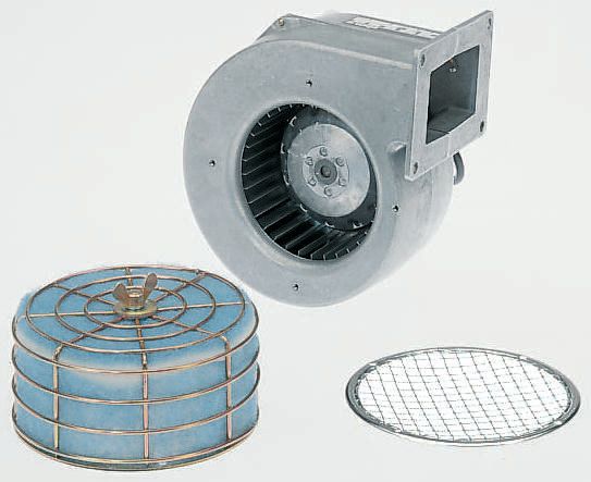 ebm-papst Galvanised Steel Finger Guard for 108mm Fans, 118mm Hole Spacing
