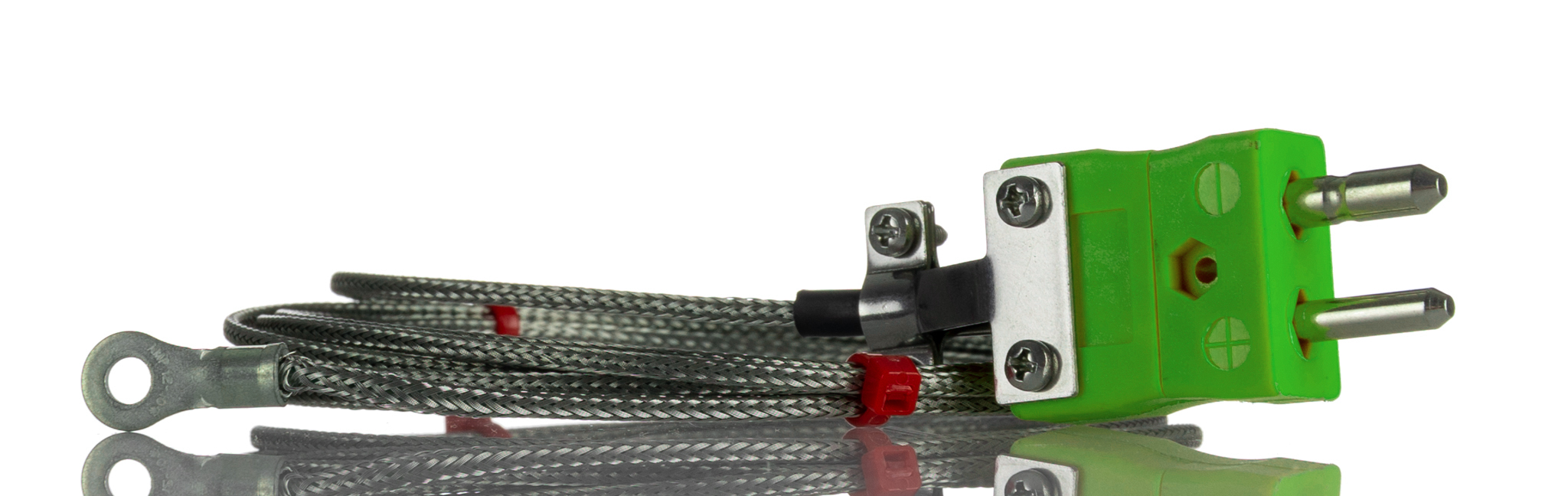 RS PRO Type K Washer Thermocouple 2m Length, 5mm Diameter → +350°C