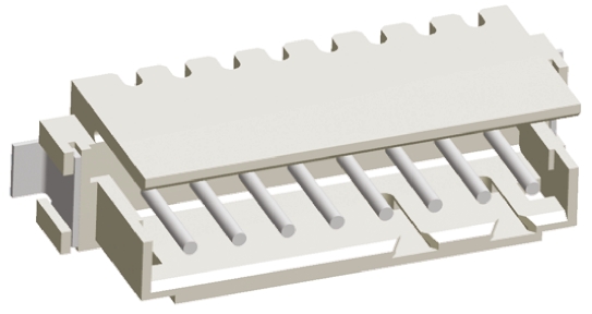 TE Connectivity AMP CT Series Straight Surface PCB Header, 8 Contact(s), 2 mm Pitch, 1 Row, Shrouded