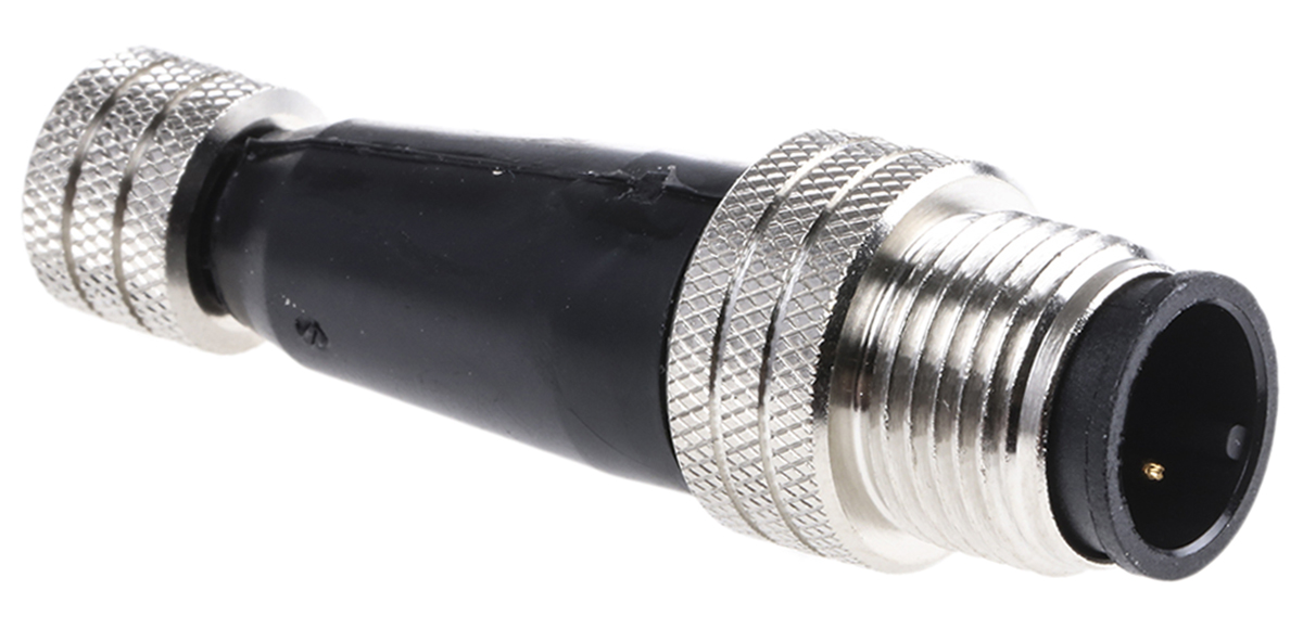 Brad from Molex 3 Pole M8 Socket to 3 Pole M12 Plug Adapter
