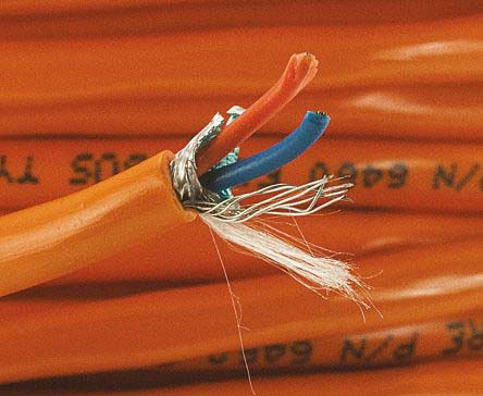 Alpha Wire Alpha Essentials Data & Bus Cable Series Data Cable, 1 Pairs, 2 Cores, 0.33 mm², Screened, 22 AWG, 30m,