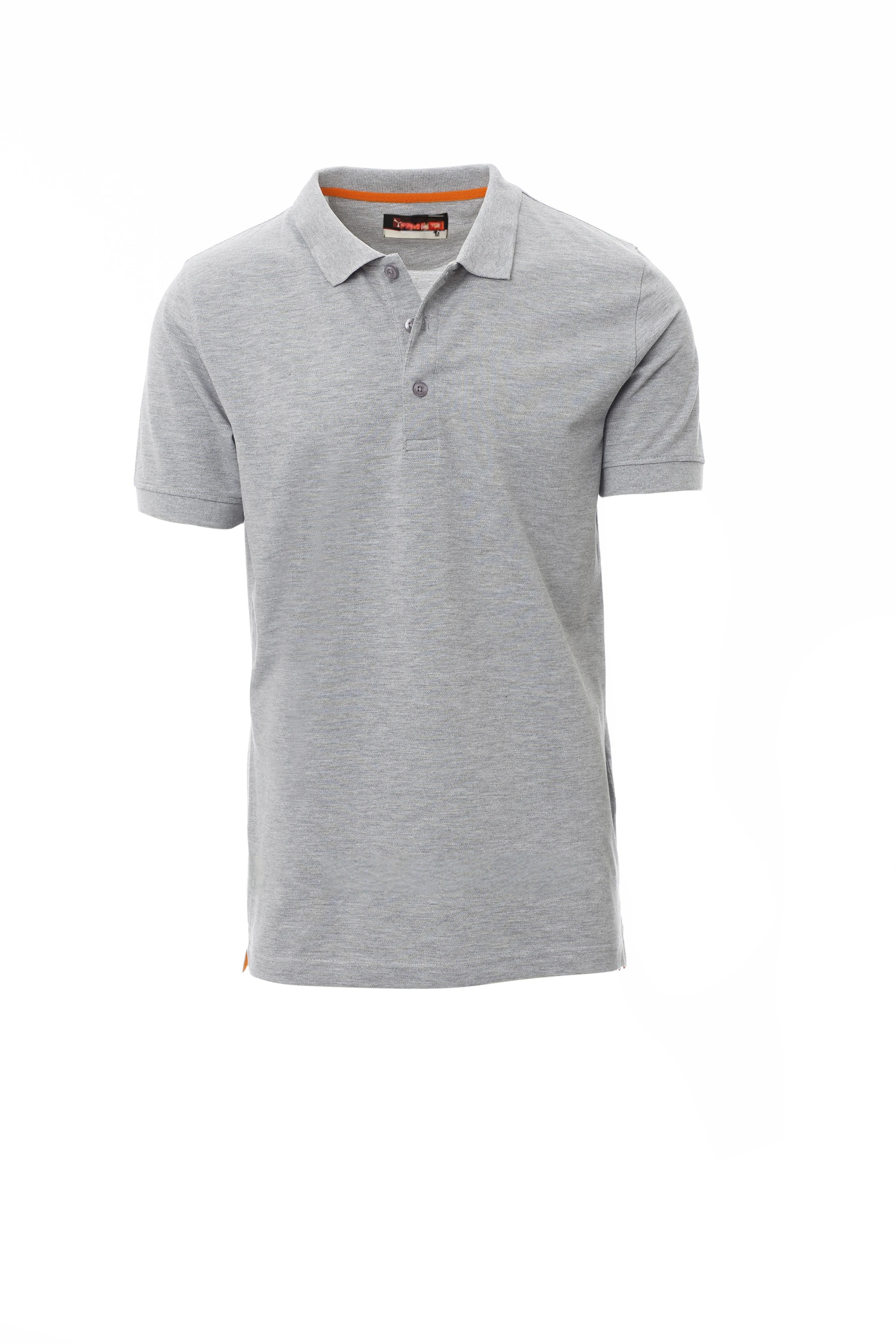 Payperwear VENICE MELANGE Grey 10% Polyester, 90% Cotton Polo Shirt, UK- 3XL, EUR- 3XL