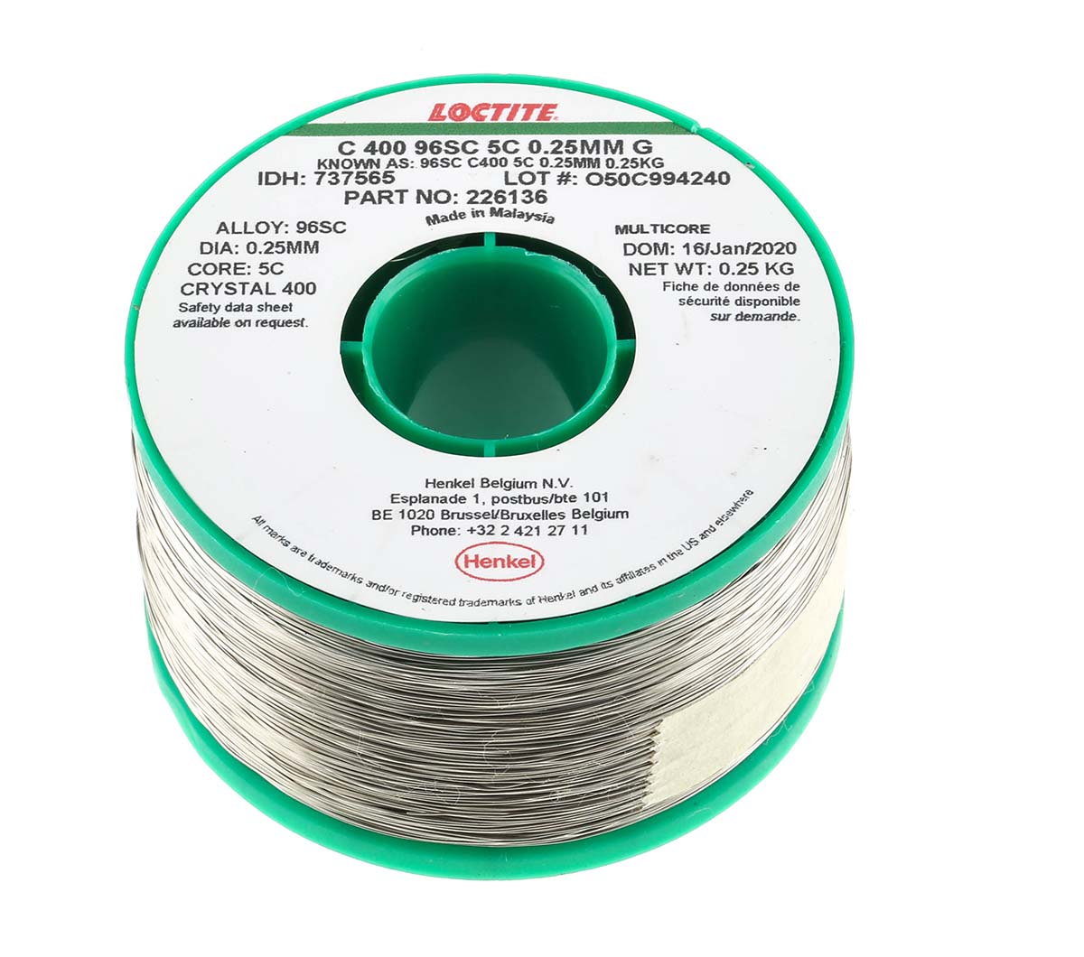 Multicore Wire, 0.25mm Lead Free Solder, 217°C Melting Point