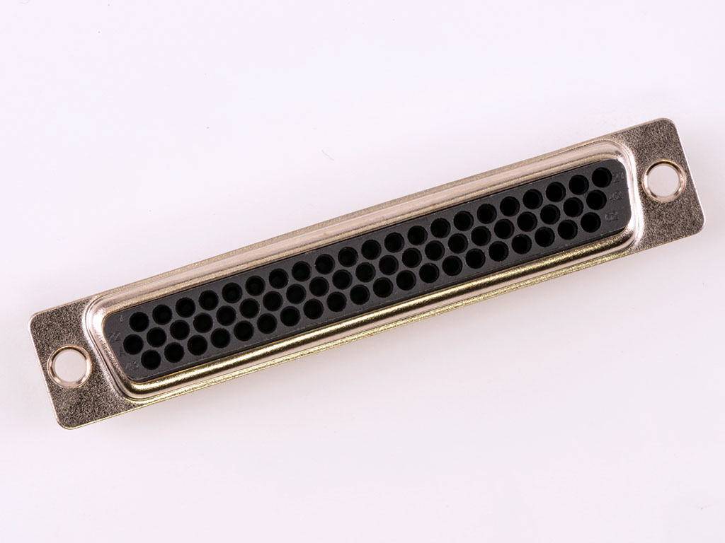 FCT from Molex 173113 62 Way Panel Mount D-sub Connector Socket, 1.98mm Pitch, with 4-40 Screw Locks