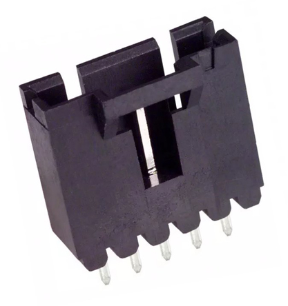 TE Connectivity AMPMODU MTE Series Straight Through Hole PCB Header, 5 Contact(s), 2.54 mm Pitch, 1 Row, Shrouded