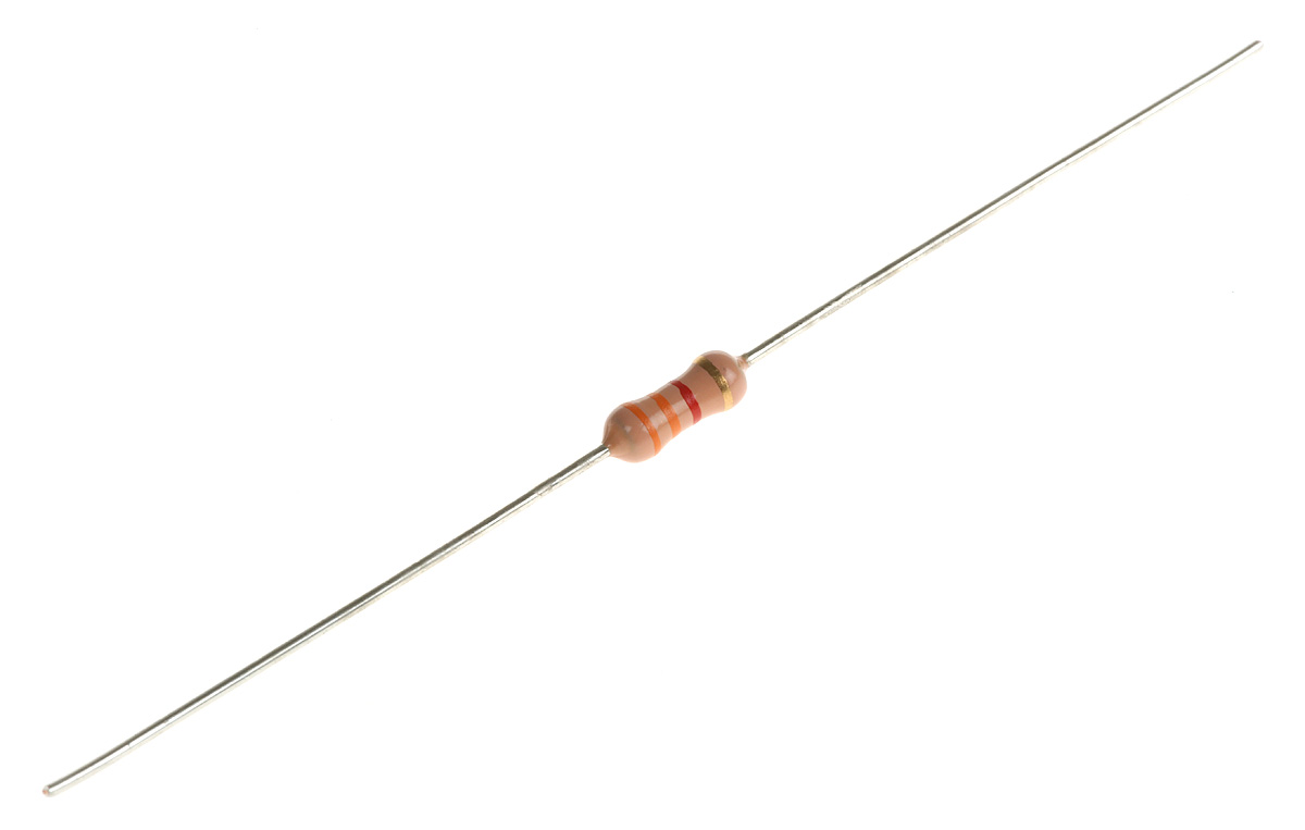 RS PRO 3.3kΩ Carbon Film Resistor 0.5W ±5%
