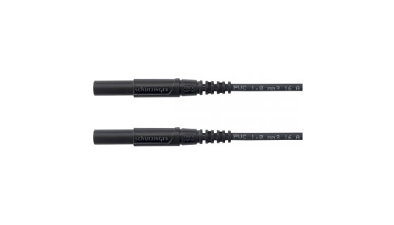 Schutzinger Test lead, 16A, 1kV, Yellow, 1m Lead Length