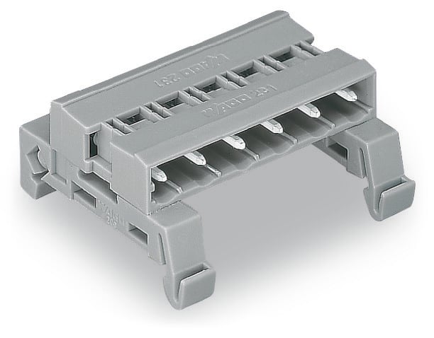 WAGO, 7.5mm Pitch, 232, 3 Way, Horizontal, Pluggable Terminal Block, Pin Header, DIN Rail Mount, Wire Termination,