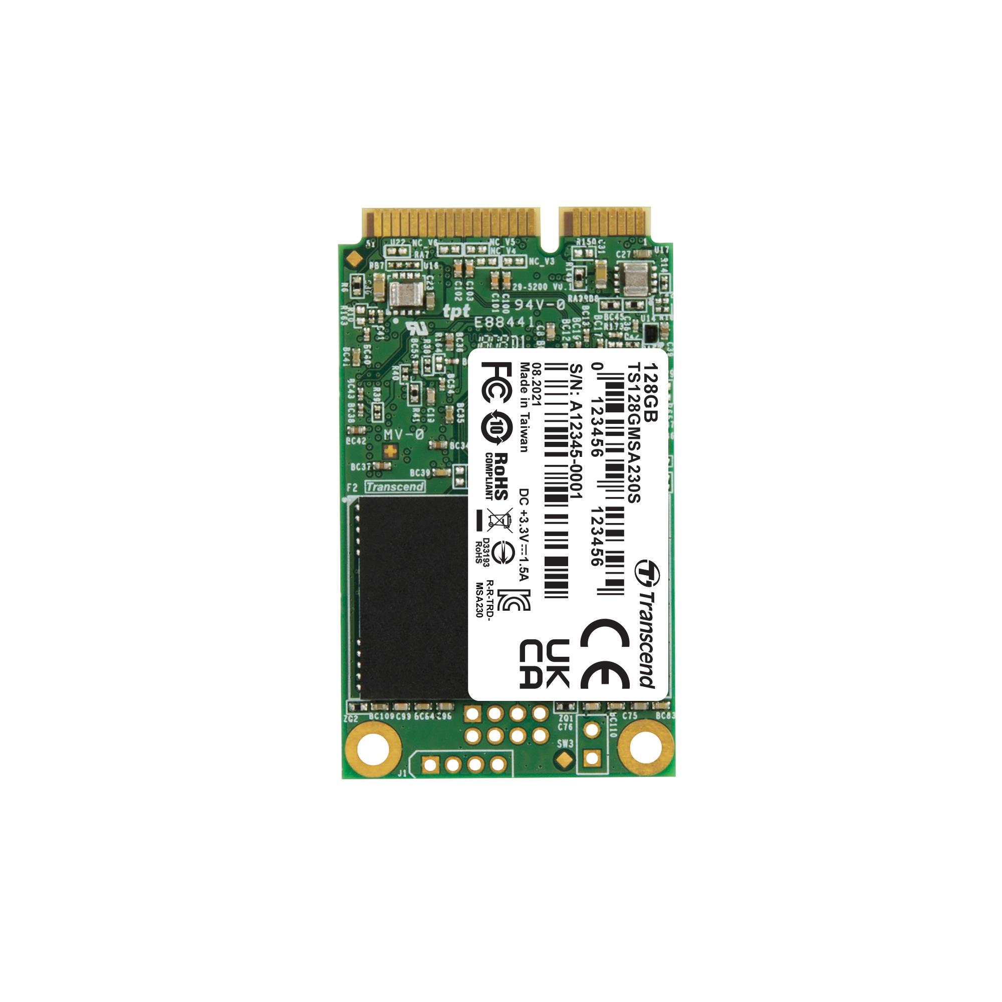 Transcend MSA230S mSATA 128 GB Internal SSD