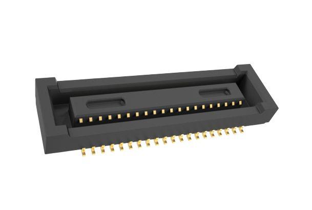 Amphenol Communications Solutions BergStak Series PCB Mount PCB Connector, 40-Contact, 2-Row, 0.4mm Pitch, Pin