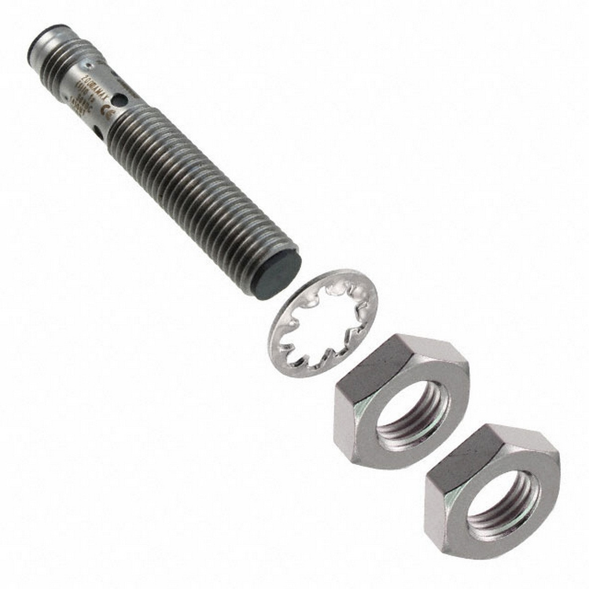 Omron Inductive Threaded Barrel Proximity Sensor, M8, 1 mm Detection, PNP NO, 10 → 30 V dc
