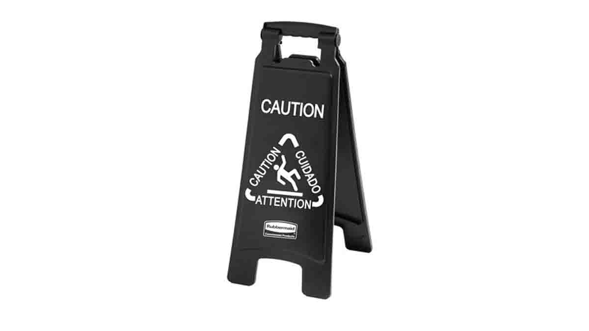 Rubbermaid Commercial Products General Hazard Hazard Warning Sign