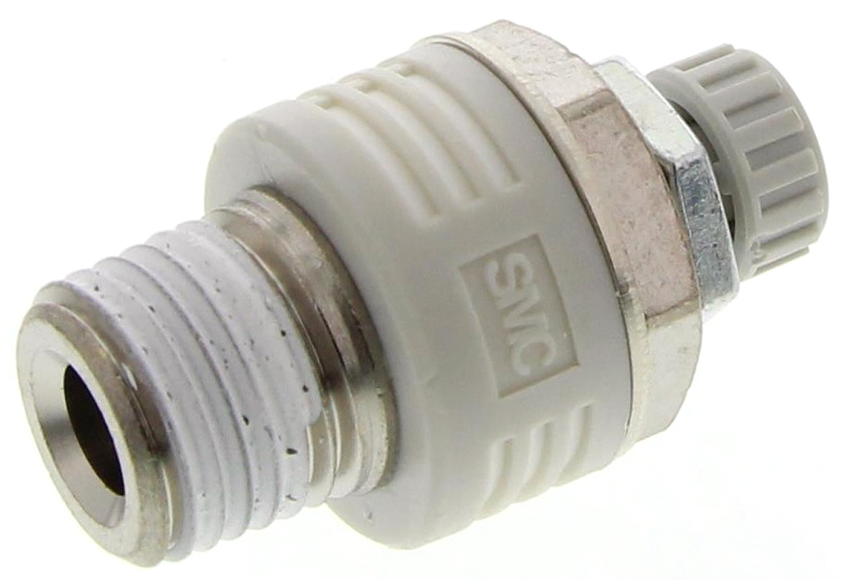 SMC ASN2 Brass 1.5MPa Pneumatic Silencer, Threaded, R 1/4 Male