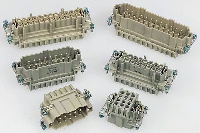 EPIC Heavy Duty Power Connector Insert, 16A, Female, H-BE Series, 6 Contacts