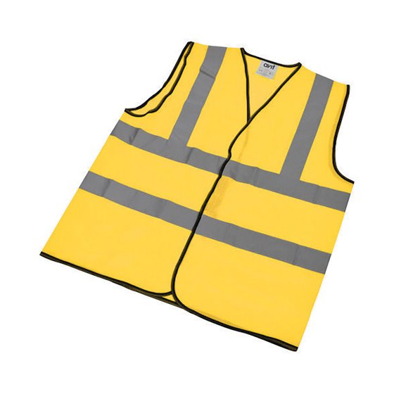 Avit Yellow Hi-Vis Hi Vis Vest, XL