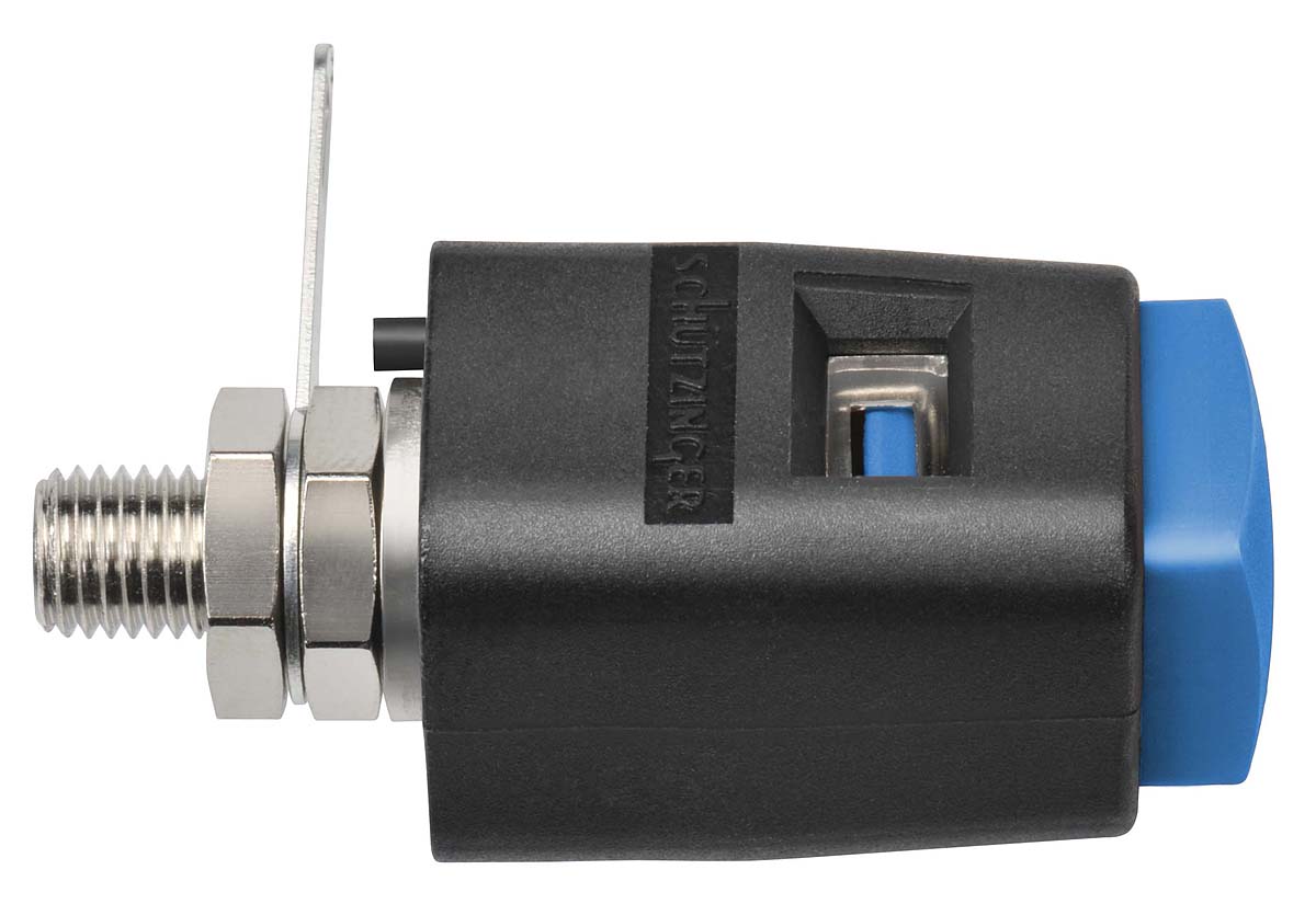 Schutzinger 6.2mm Blue Terminal Post, 33V dc, 16A, M6 Thread