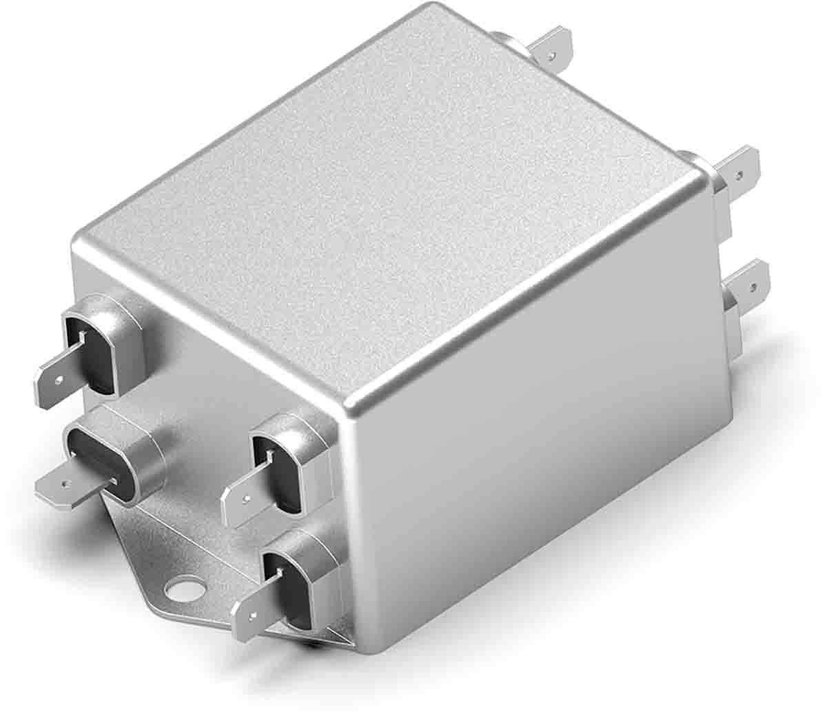 TE Connectivity, KEB 10A 440 V ac 50/60Hz, Chassis Mount EMI Filter, Quick Connect 3 Phase