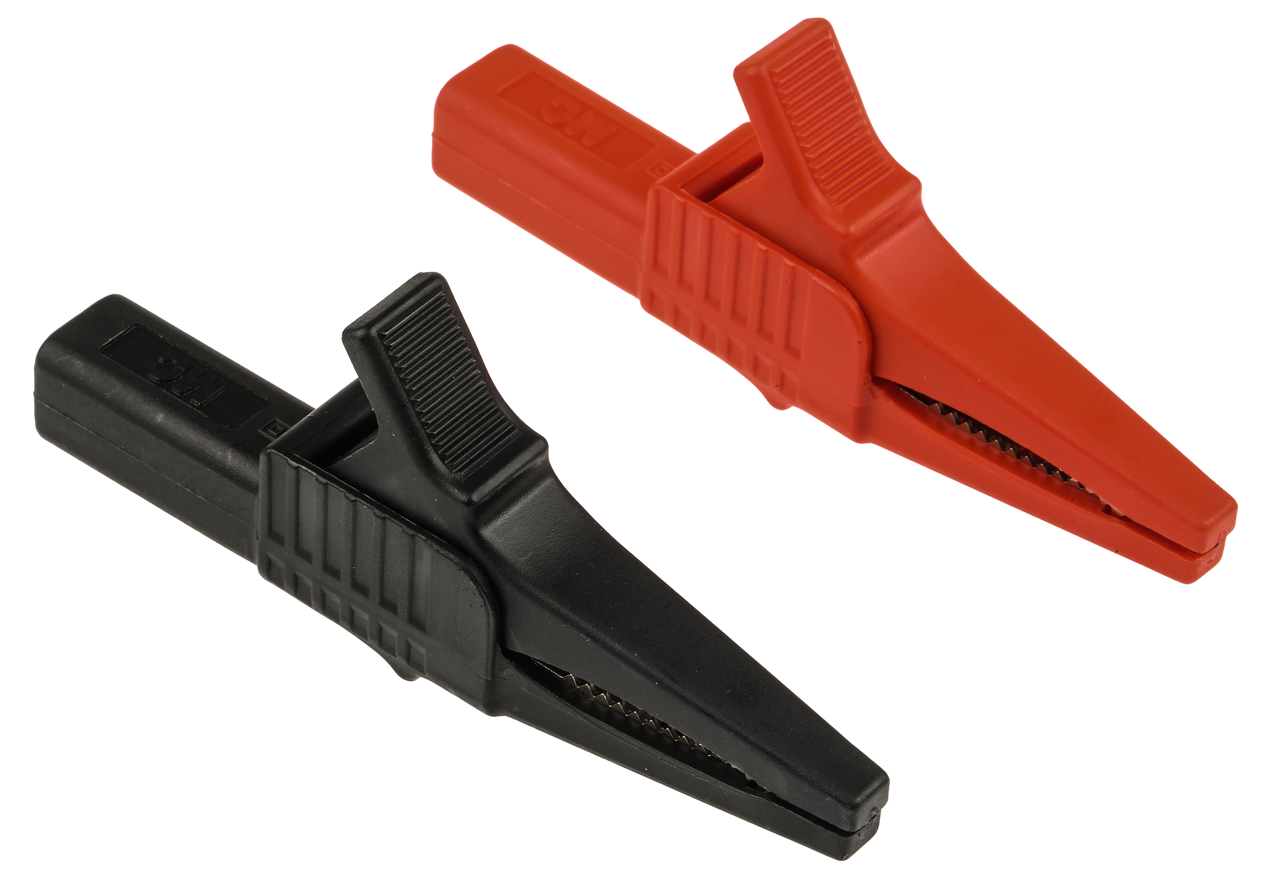Staubli Crocodile Clip 4 mm Connection, 32A, Black/Red