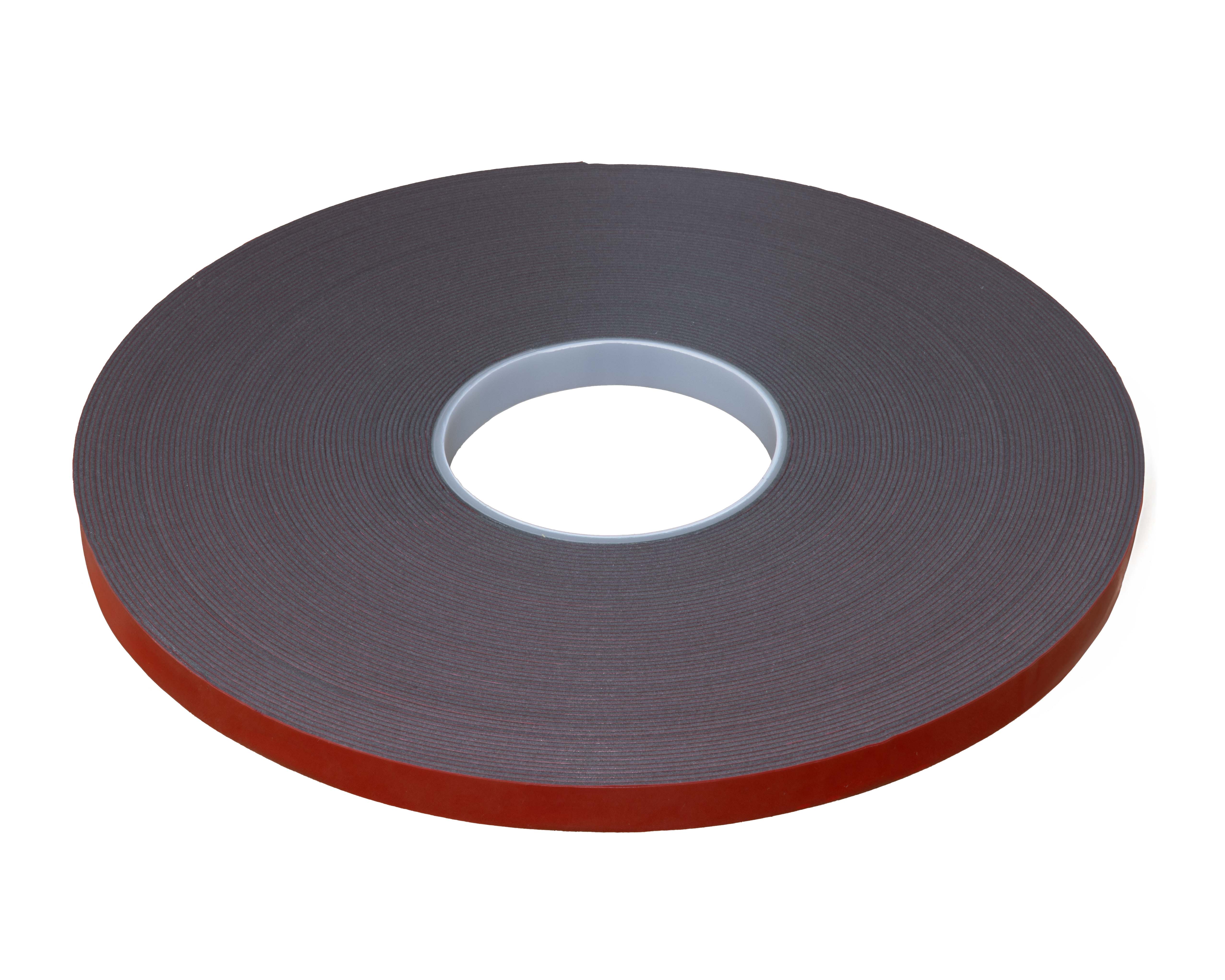 RS PRO Grey Double Sided Foam Tape, 12mm x 33m, 1.1mm Thick