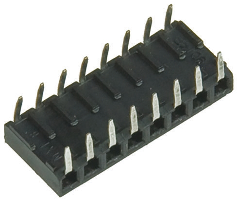 Molex C-Grid Series Right Angle Through Hole Mount PCB Socket, 6-Contact, 1-Row, 2.54mm Pitch, Solder Termination