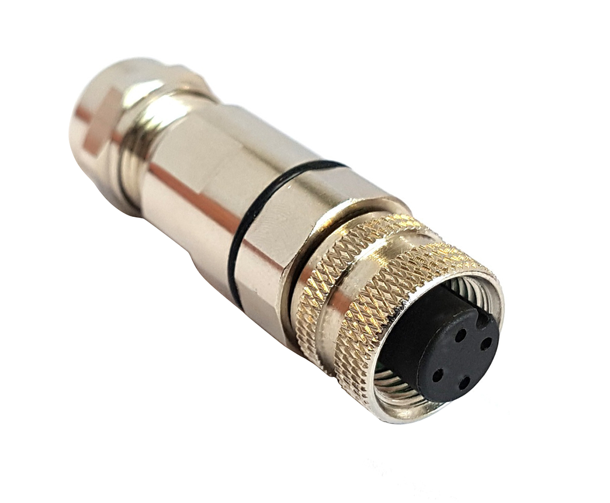 Bulgin Circular Connector, 12 Contacts, Panel, M12 Connector, Socket, Female, IP67, Buccaneer M12 Series