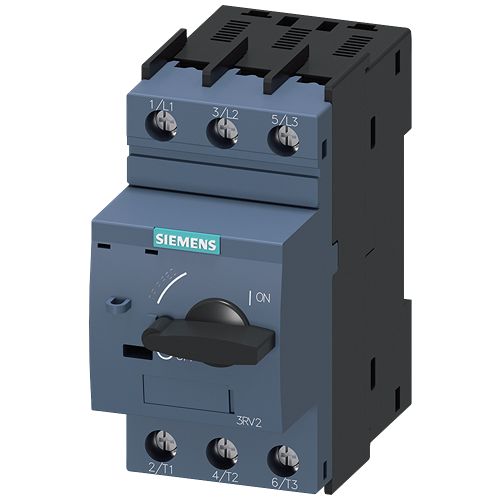 Siemens SIRIUS Electronic Circuit Breaker 500mA 3RV2, 3 channels , DIN Rail Mount