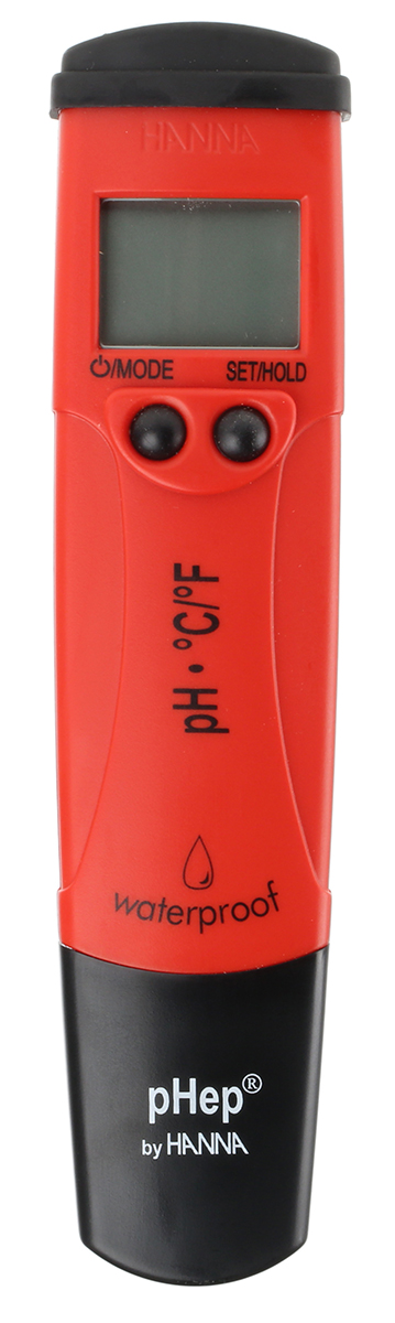 Hanna Instruments HI 98128 pH Meter, ±0.05pH Accuracy, 0.01pH Resolution, 16pH Max, +60 °C Max