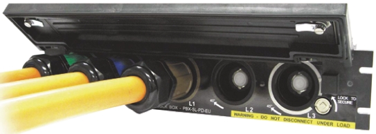 ITT Cannon, Veam Powerlock IP2X, IP67 Panel Mount 1P Heavy Duty Power Connector Socket, Rated At 660A, 1.5 kV