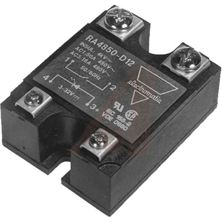 Carlo Gavazzi RA 24 Series Solid State Relay, 25 A Load, Panel Mount, 265 V ac Load, 32 V dc Control
