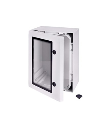 Fibox ARCA Series Polycarbonate Wall Box, IP66, Viewing Window, 400 mm x 300 mm x 210mm