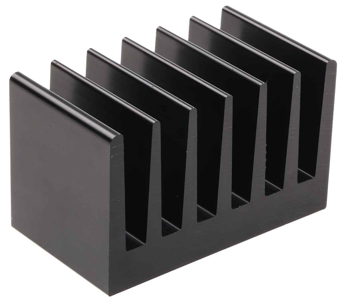 Fischer Elektronik Heatsink, Universal Rectangular Alu, 2.7K/W, 37.5 x 66 x 40mm