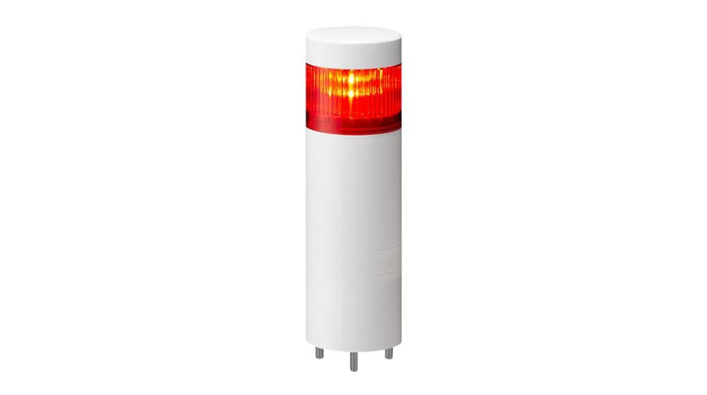Patlite LR Series Multicolour Signal Tower, 1 Lights, 24 V dc, Direct Mount