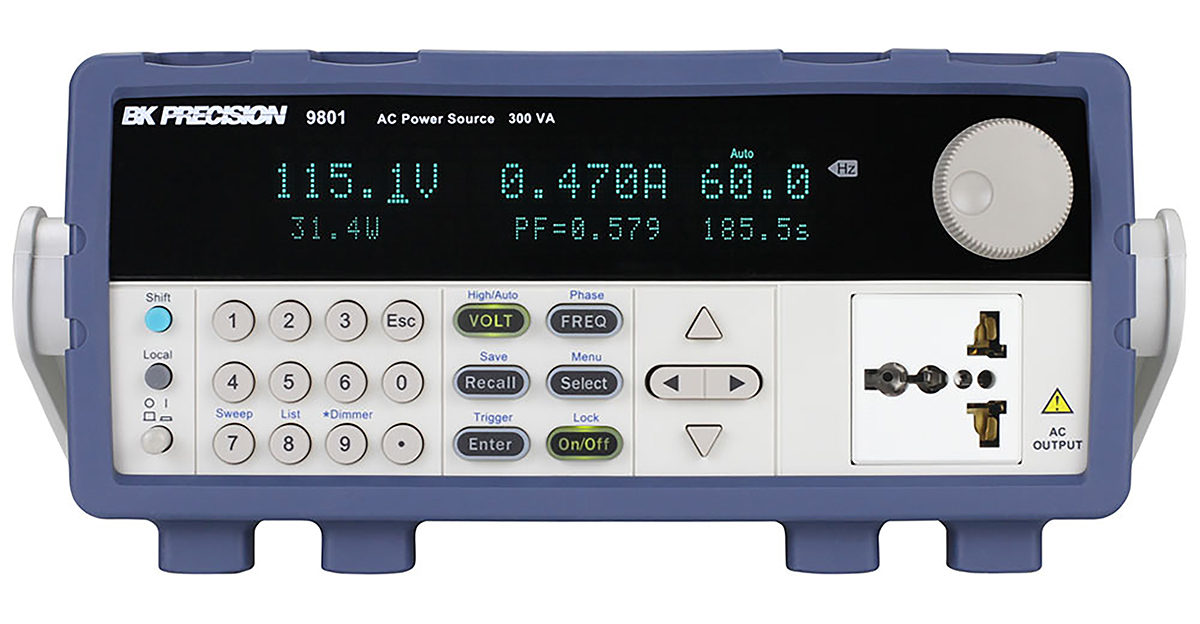 BK Precision 9801 Series Digital Bench Power Supply, 0 → 300V, 3A, 1-Output, 300VA