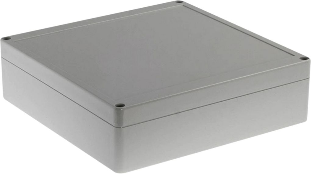 Plastic Enclosure 190x190x55mm Light Gre