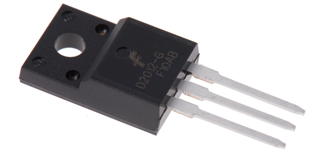 onsemi KSD2012GTU NPN Transistor, 3 A, 60 V, 3-Pin TO-220F