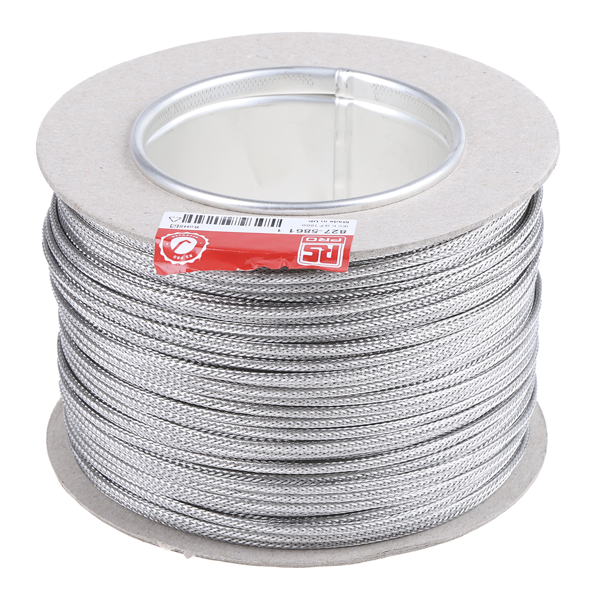 RS PRO Type K Thermocouple Cable/Wire, 100m, Unscreened, Glass Fibre Insulation, +350°C Max, 7/0.2mm