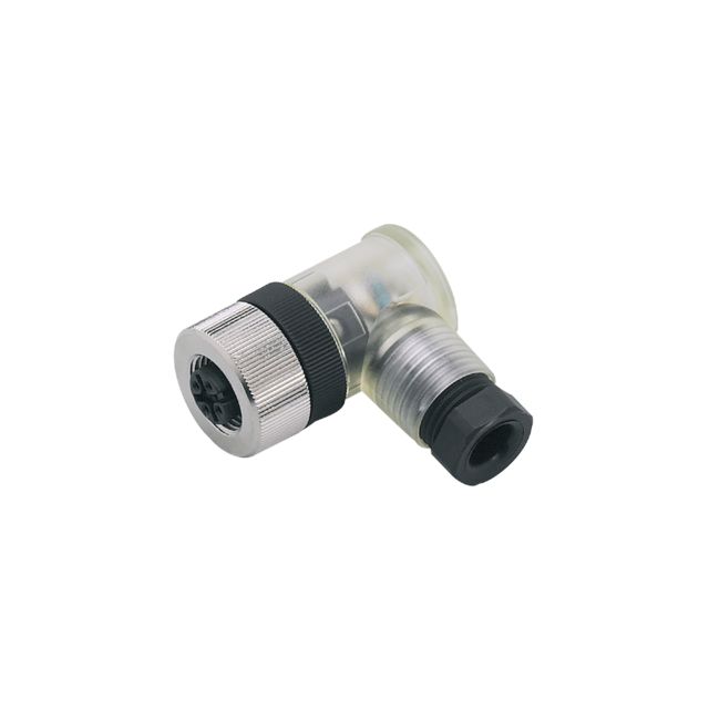 ifm electronic Circular Connector, 1 Contacts, Screw, M12 Connector, Socket, Female, IP68, E115 Series