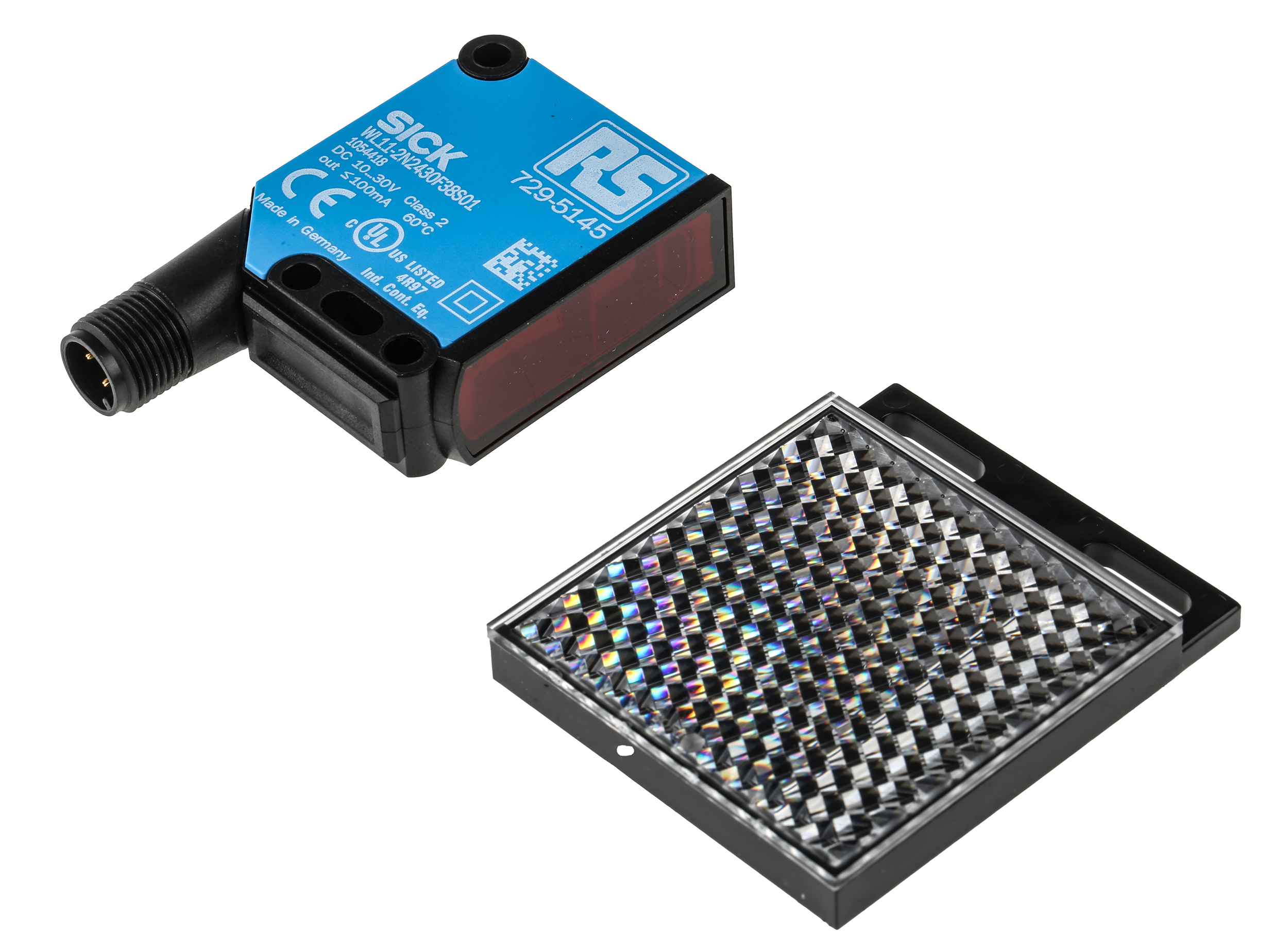 RS PRO Retroreflective Photoelectric Sensor, Block Sensor, 150 mm → 10 m Detection Range