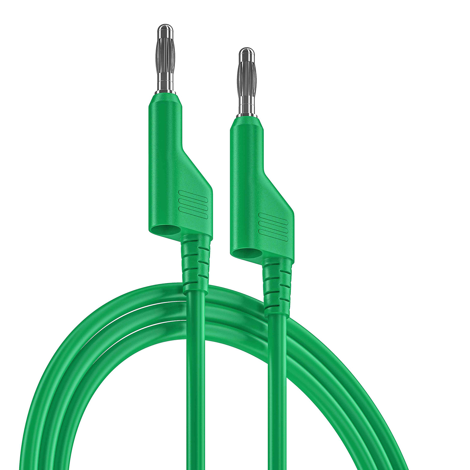 RS PRO Test Leads, 10A, 1000V, Green, 1.5m Lead Length