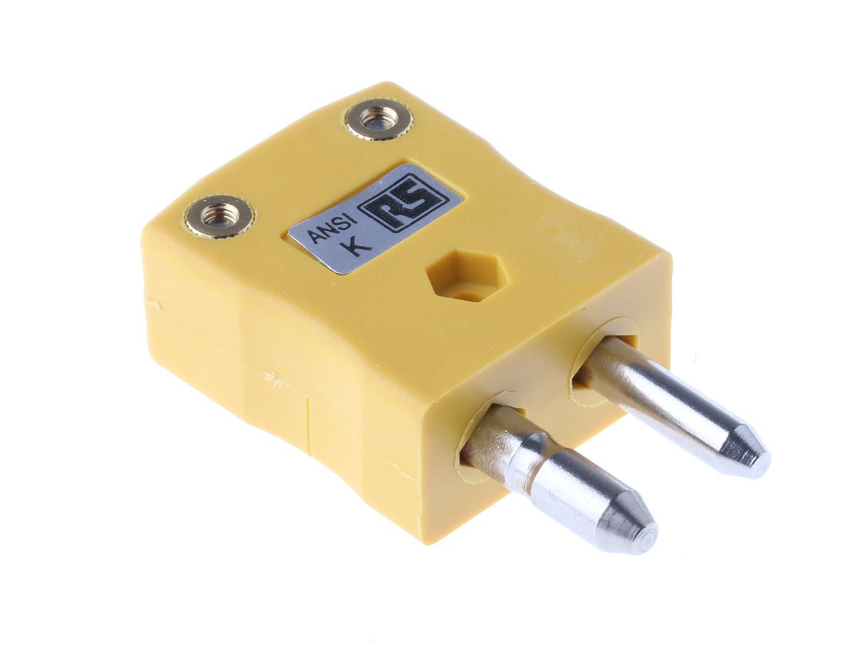 RS PRO Standard Thermocouple Connector for Use with Type K Thermocouple, 6mm Probe, ANSI, RoHS Compliant Standard