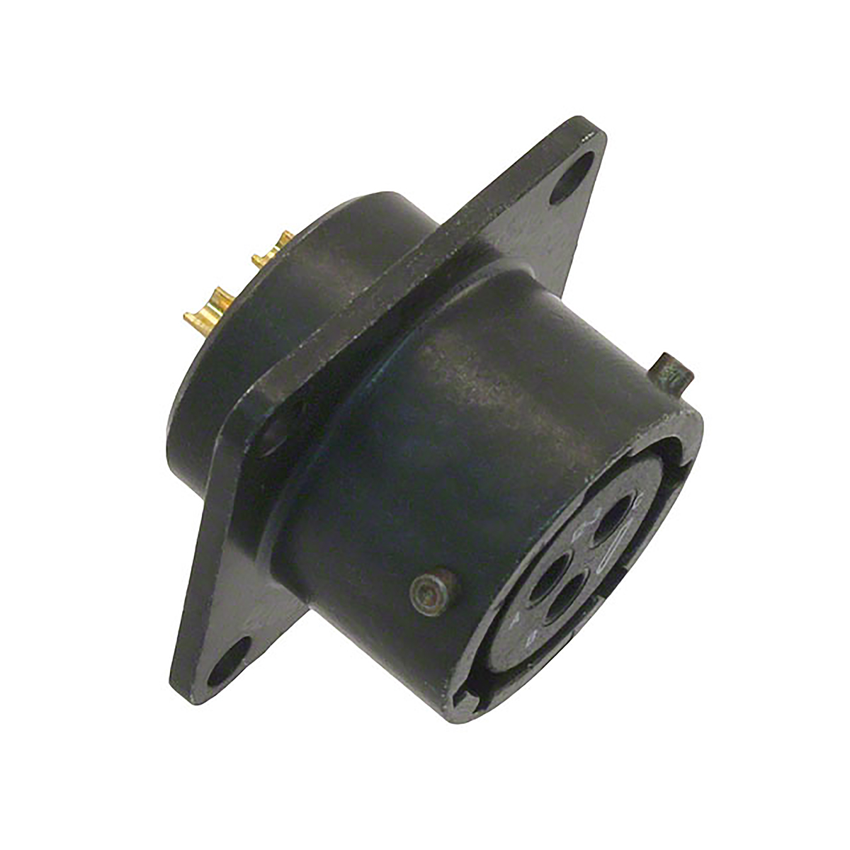 Amphenol Industrial, PT, Copper Alloy 8 Way Panel Mount MIL Spec Circular Connector ReceptacleGreen, Socket